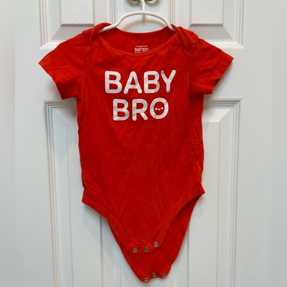 Red Baby Bro Onesie - Picture 1 of 3
